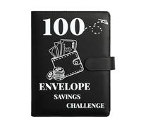 Classeur d'épargne de 100 jours, classeur de défis d'argent, enveloppe d'épargne, processus de motivation pour économiser 5050 dollars pour les voyages, l'argent, le retrait de la dette et l'argent