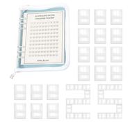 Classeur des défis de l'épargne avec 100 enveloppes, kit complet de gestion de fonds | budgétisation avec classeur pour défis économiques, organisation hebdomadaire des dépenses, pour