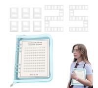 Classeur des défis de l'épargne avec 100 enveloppes, kit complet de gestion de fonds | budgétisation avec classeur pour défis économiques, organisation hebdomadaire des dépenses, pour