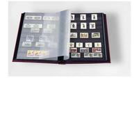 Classeur Din A4, 32 Pages Noires, Couverture Non Ouatinée, Rouge