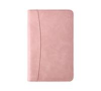 Classeur du cahier | Pu En cuir Budget Lider | Rinkbook | A6 Planificateur budgétaire avec fermeture éclair et 6 mécanismes de bague | Organisateur du livre de caisse, billets, finances,