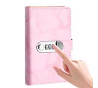 Classeur économiseur d'argent Cadenas à code à 3 chiffres, album de devises | Carnet d'épargne pour espèces timbres billets tiroir bibliothèque maison chambre