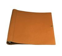 Classeur en cuir à 3 anneaux pour documents de 21,6 x 27,9 cm - Organiseur vintage en similicuir pour bureau, maison, documents, journal photo (marron antique)