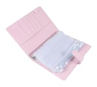Classeur En Cuir A5 Avec 16 Pochettes Plastiques A5, Système D'enveloppes Budgétaires, Couverture De Classeur A5 Pour Planificateur Budgétaire C