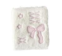 Classeur en peluche, carnet avec pages intégrées pour ranger des photos A6, album autocollant, pour reçus, cartes, projets créatifs, scrapbooking, école, maison, bricolage