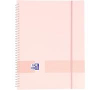 Classeur En Plastique A4 40 Pochettes Transparentes Rose Chewing-Gum