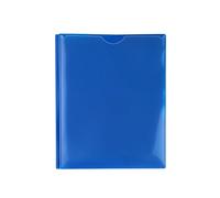 Classeur en plastique avec poches pour élèves, salle de classe, organiseur robuste pour les devoirs, l'école, l'organisation du bureau (bleu, 23,5 x 29,3 x 4 cm)