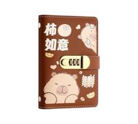 Classeur Épargne - Thème Capybara, Mini Pratique Polyvalent Hygiénique Léger Antivol Stable | Pour Adultes Familles Étudiants Freelances Bureau Domicile Organisation Finance Accessoire Cadeau