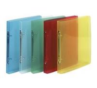 Classeur Exacompta 2 annx polypro 23x20cm Translucide Dos 40mm Coloris assortis Couleurs Assorties G