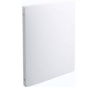 Exacompta - réf. 51185E - 1 Classeur souple avec étiquette OPAK - 4 anneaux ronds diamètre 15 mm - Dos 20 mm - Dimensions extérieures : 32 x 25 cm - Format à classer A4 - Coloris : blanc