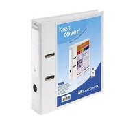 Classeur Exacompta à levier 32x29cm Kreacover Dos 70mm Blanc