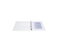 Classeur Exacompta personnalisable PEVA Kreacover 4 annx en D 32x26,8cm Dos 38mm Blanc