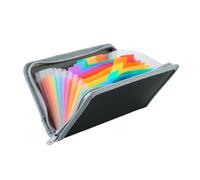 Classeur extensible à 13 poches pour tickets, reçus, coupons, chèques