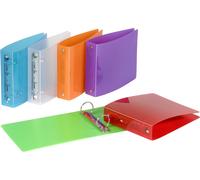 Classeur Fiches Bristol Avec 2 Anneaux En Plastique 10 X 15 Cm - Couleurs Aléatoires 185x140