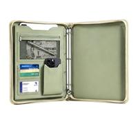 Classeur Folio A4 - Organiseur professionnel avec fermeture éclair en cuir | 34,7 x 26,8 cm, 810 g, cuir synthétique, convient aux tablettes de 12,9 pouces, pour les réunions, les voyages et le bureau