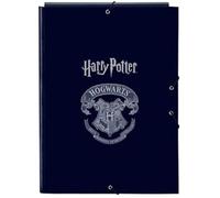 Classeur Folio - Safta - Harry Potter Captain - Couverture Rigide - 3 Rabats - Idéal Pour Enfants
