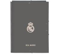 Classeur Folio - Safta - Real Madrid 3ème Équipe 24/25 - Bleu - Avec Anneaux - Pour Enfants
