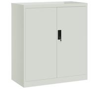 vidaXL Classeur gris clair 79 x 40 x 90 cm en acier