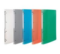 Oxford Hawaï classeur à anneaux A4 Bleu, Vert, Gris, Rose, Violet, Transparent