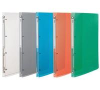 Oxford Hawaï classeur à anneaux A4 Bleu, Vert, Gris, Rose, Violet, Transparent
