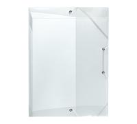 Classeur Herlitz DIN A4 en PP largeur du dos : 40 mm translucide