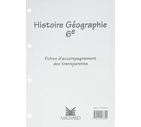 Classeur Histoire-Géographie, 6e, 27 transparents