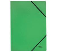 Classeur - LEITZ - A4 - Carton recyclé - Élastiques - 100% vert - Blue Angel