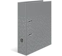 Classeur ¿¿ Levier A4 Gris, Tranche De 70 Mm, Classeur Robuste Avec Motif, Finition Brillante Et Impression Int¿¿Rieure, Classeur ¿¿ Anneaux Pour Enfants, Classeur D'archivage Et Organiseur De