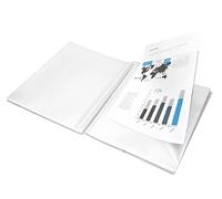 Classeur Liderpapel vitrine à spirale 40 pochettes polypropylène DIN A4 transparent