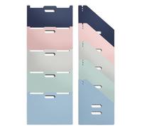 classeur Lot de 2 chemises A4 à 13 pochettes avec étiquettes, extensibles, grande capacité, organiseur accordéon portable for l'école, le bureau et la maison pochette(Groen)