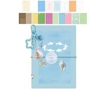 Classeur M5 - Feuilles mobiles rechargeables, portables et mignons, 5 anneaux | Carnet de notes à main | Pour adultes, étudiants, école, maison, bureau, voyage, dossiers quotidiens, scrapbooking
