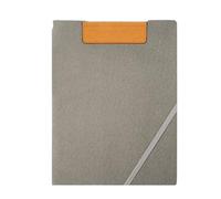 Classeur magnétique en Cuir A4 avec 20 Feuilles de Papier, Rangement for classeur, Porte-Bloc magnétique Robuste for Les devoirs Scolaires et Les conférences.(Grey)