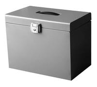 Classeur métal 5 dossiers suspendus Aluminium