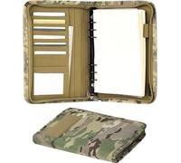 Classeur Militaire pour carnet de Notes, classeur à Anneaux A5/A6, classeur pour carnet de Notes, Bloc-Notes de Projet, carnet Tactique résistant aux intempéries avec 80 Feuilles de Papier à Feuilles