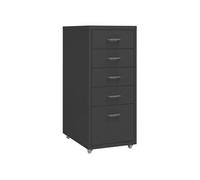 vidaXL Classeur mobile en métal Anthracite – 28 x 41 x 69 cm