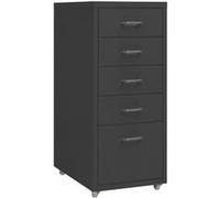 Classeur mobile Anthracite 28x41x69 cm Métal Anthracite G