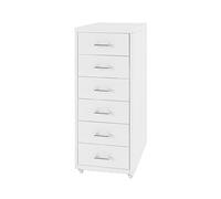 Classeur mobile avec 6 tiroirs de rangement verticaux pour bureau et maison, armoire à tiroirs élégante et durable en 6 couleurs pour une gestion efficace des documents