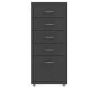 Classeur mobile - CLOUD - Armoire de bureau - Anthracite 28x41x69 cm Métal a239