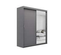 Classeur mobile en métal verrouillable avec étagères réglables, armoire de rangement de bureau gris, 180 cm, tiroir de classement pour la maison et le bureau