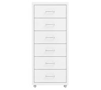 Classeur mobile - mango - Armoire de bureau - Blanc - 28x41x69 cm - Métal M711
