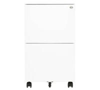 Classeur mobile - mango - Armoire de bureau - Blanc - 39x45x67 cm - Acier M689