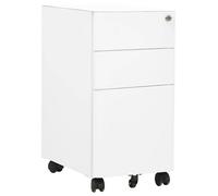 Classeur Mobile Noir 30x45x59 cm Acier Classement Armoire à Dossiers vidaXL