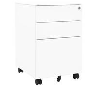 Classeur Mobile Noir 39x45x60 cm Acier Classement Armoire à Dossiers vidaXL
