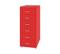 Classeur mobile vertical à 6 tiroirs avec design à roulettes pour bureau et maison. Gestion efficace des documents, disponible en 6 couleurs, parfaite pour organiser des fichiers