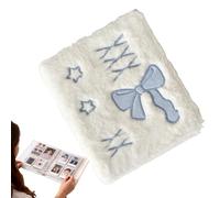 Classeur Moelleux | Carnet de Collection Format A6 avec Pages Intérieures pour Autocollants et Cartes | Carnet À Autocollants Portable | Pour Reçus Projets Artistiques Scrapbooking Artistes Étudiants