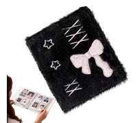 Classeur Moelleux pour Photocartes | Carnet de Collection Format A6 avec Pages Intérieures pour Autocollants et Cartes - Livre d'Autocollants Mignon,pour Artistes Projets Manuels Étudiants Enseignants