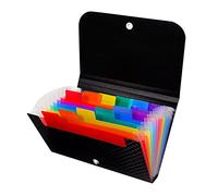 Classeur multicouche pour petits reçus pour valise, accordéon, grande capacité, onglets adhésifs imperméables, étui de reçus pour voiture