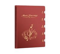 Classeur Musical, Classeur A4 Feuilles Organisateur Porte-Documents Manuscrit, Dossier Musique pour Salle de Conférence Performance Présentation Affaires École Bureau Bande Choir