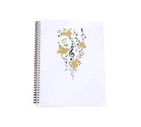 Classeur Musique Multifauntal Plastique Texture Chœur Classeur à Feuilles en Plastique pour Porte-feuille de Rangement Professionnel pour Étudiants