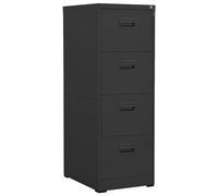 vidaXL Classeur Anthracite 46x62x133 cm Acier Gris G